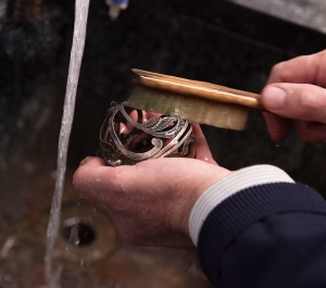 An object being washed