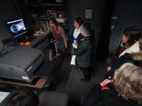 Demonstration in the imaging lab